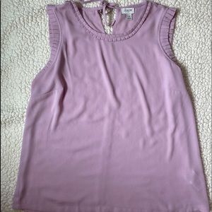 J Crew lightweight tie back blouse sz 12